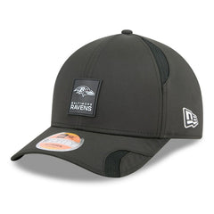 Baltimore Ravens New Era 2025 Sideline M-Crown 9FORTY Adjustable Hat Black