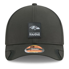 Baltimore Ravens New Era 2025 Sideline M-Crown 9FORTY Adjustable Hat Black