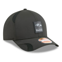 Baltimore Ravens New Era 2025 Sideline M-Crown 9FORTY Adjustable Hat Black