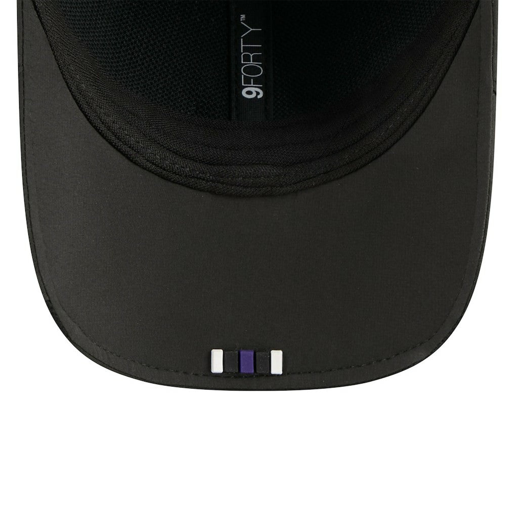 Baltimore Ravens New Era 2025 Sideline M-Crown 9FORTY Adjustable Hat Black