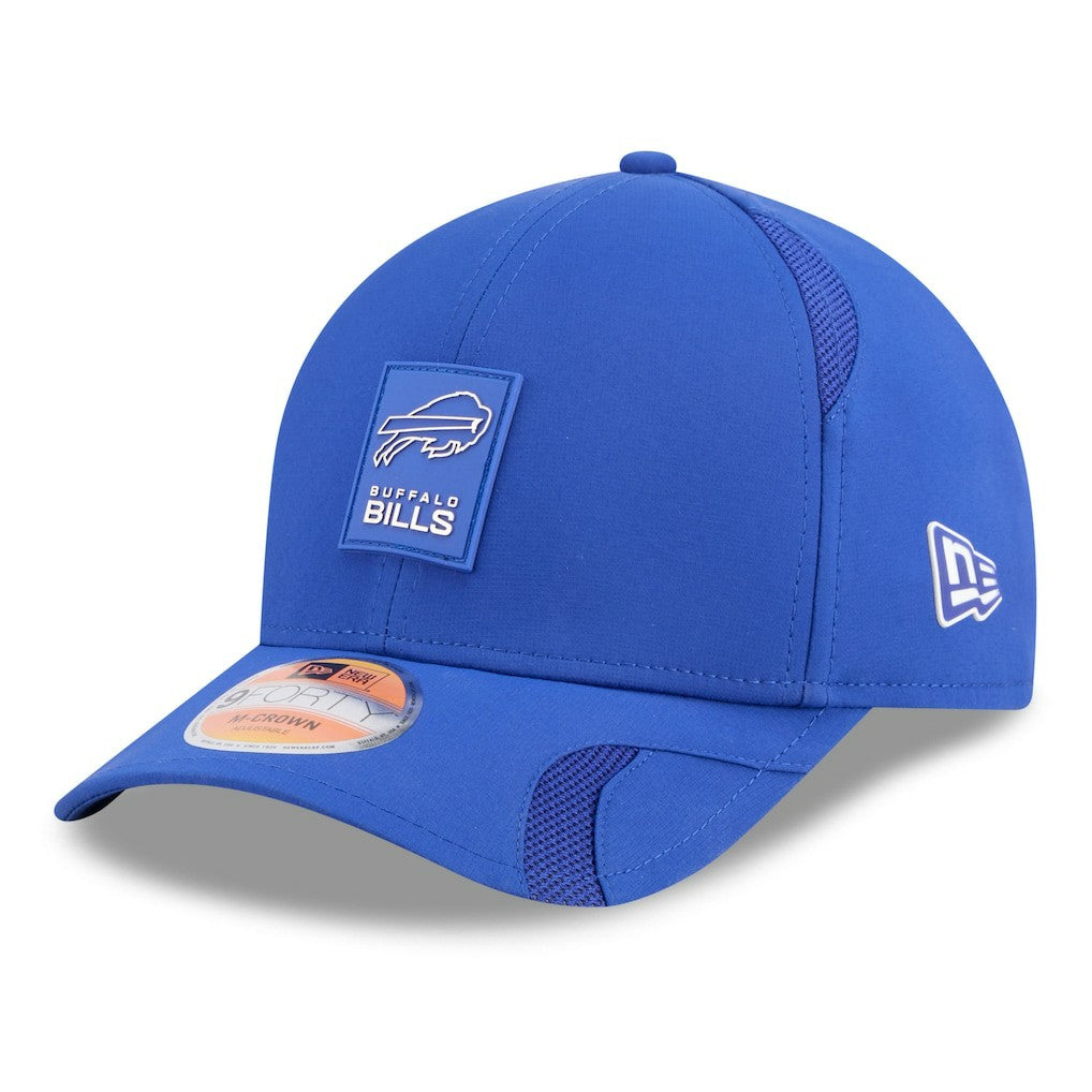 Buffalo Bills New Era 2025 Sideline M-Crown 9FORTY Adjustable Hat Royal