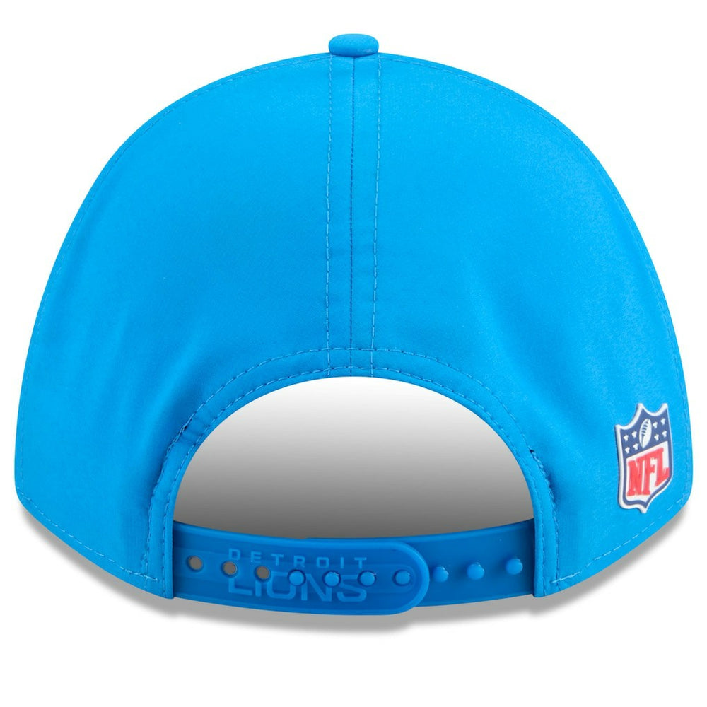 Detroit Lions New Era 2025 Sideline M-Crown 9FORTY Adjustable Hat Blue