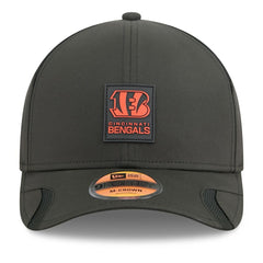 Cincinnati Bengals New Era 2025 Sideline M-Crown 9FORTY Adjustable Hat Black