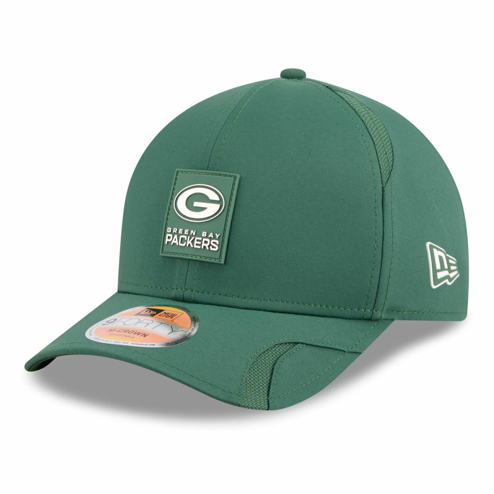 Green Bay Packers New Era 2025 Sideline M-Crown 9FORTY Adjustable Hat Green