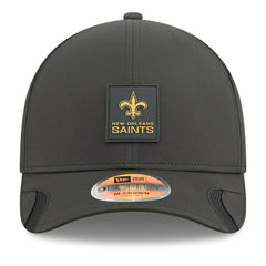New Orleans Saints New Era 2025 Sideline M-Crown 9FORTY Adjustable Hat Black