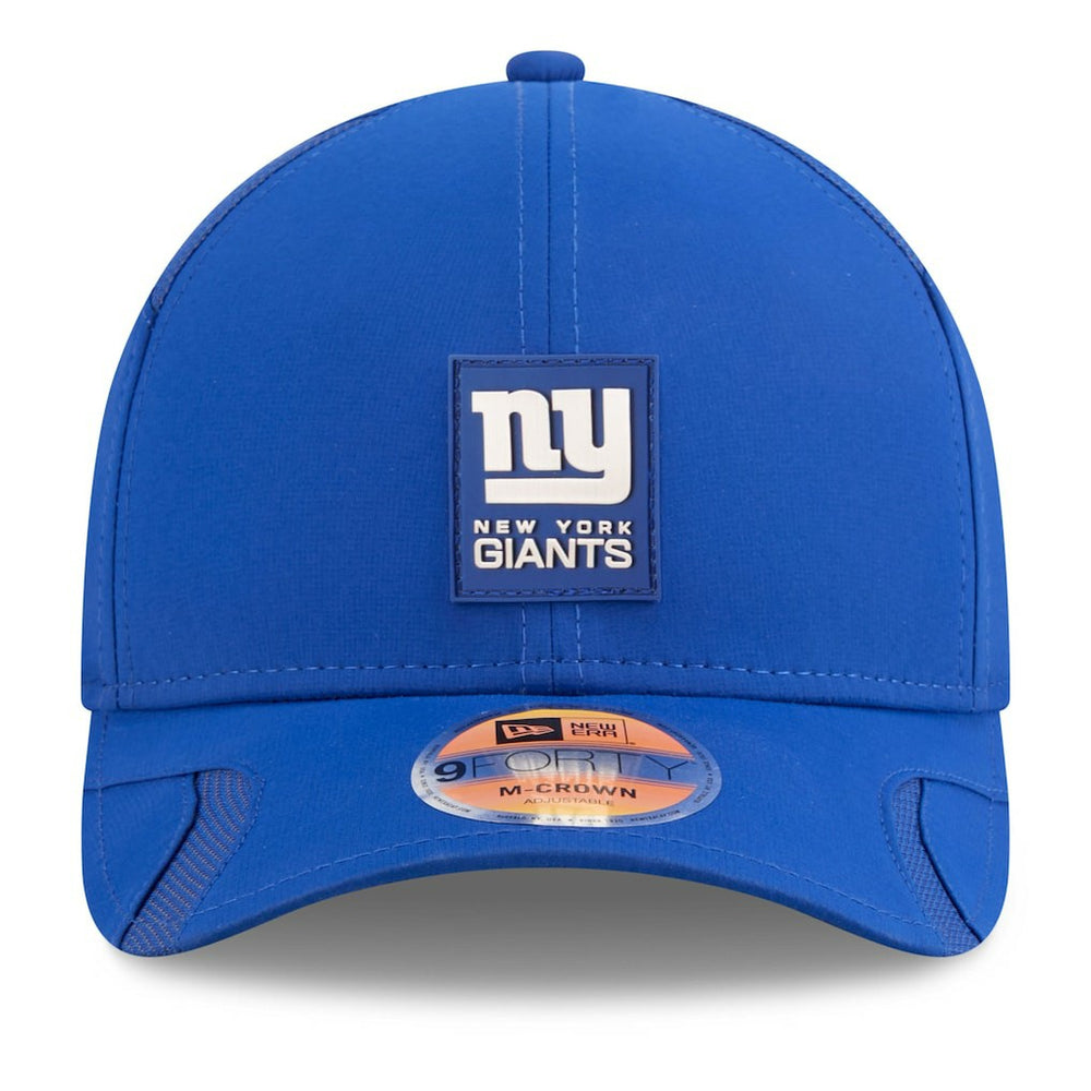 New York Giants New Era 2025 Sideline M-Crown 9FORTY Adjustable Hat Royal