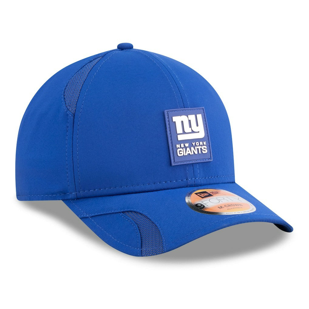 New York Giants New Era 2025 Sideline M-Crown 9FORTY Adjustable Hat Royal