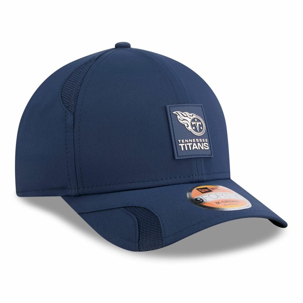 Tennessee Titans New Era 2025 Sideline M-Crown 9FORTY Adjustable Hat Navy