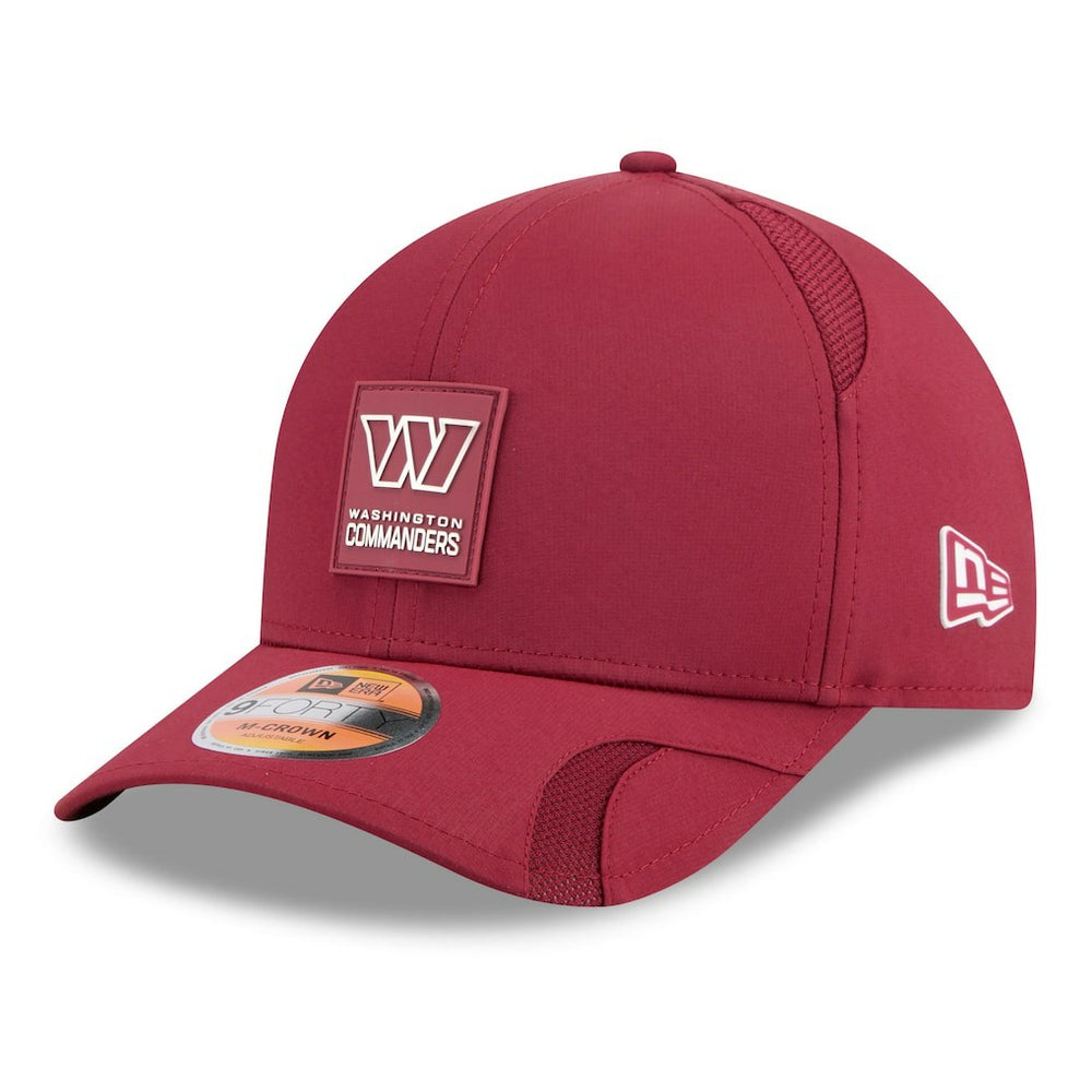 Washington Commanders New Era 2025 Sideline M-Crown 9FORTY Adjustable Hat Burgundy