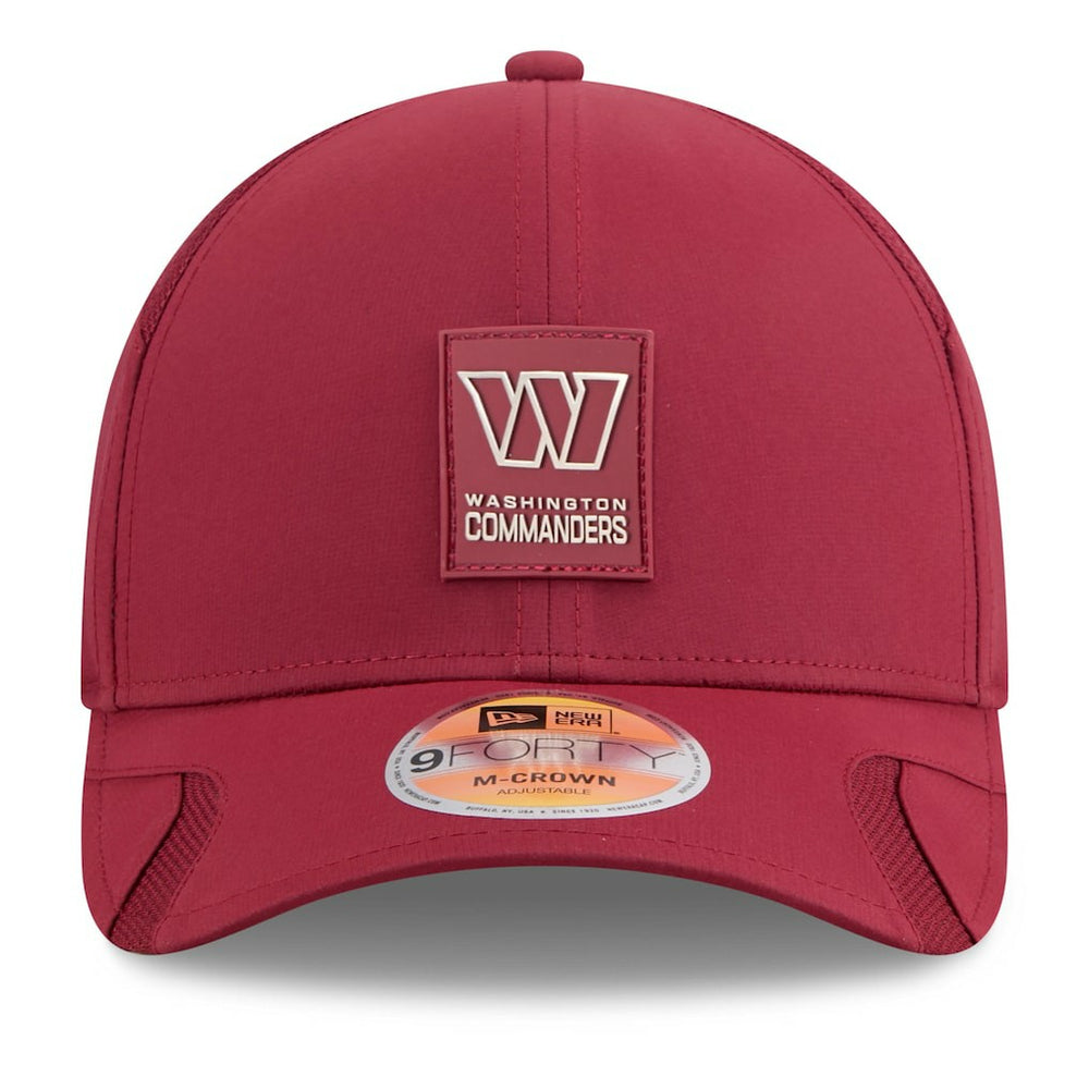 Washington Commanders New Era 2025 Sideline M-Crown 9FORTY Adjustable Hat Burgundy