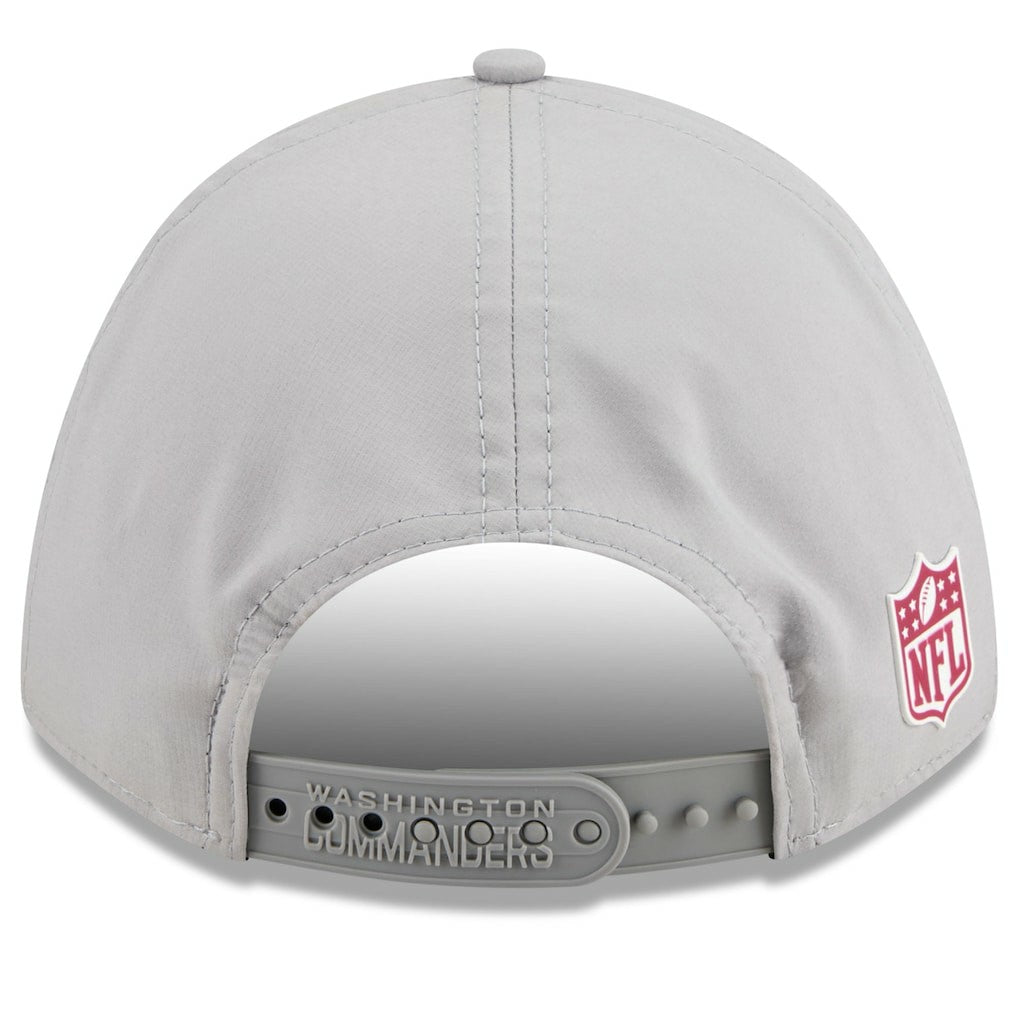 Washington Commanders New Era 2025 Sideline M-Crown 9FORTY Adjustable Hat Gray