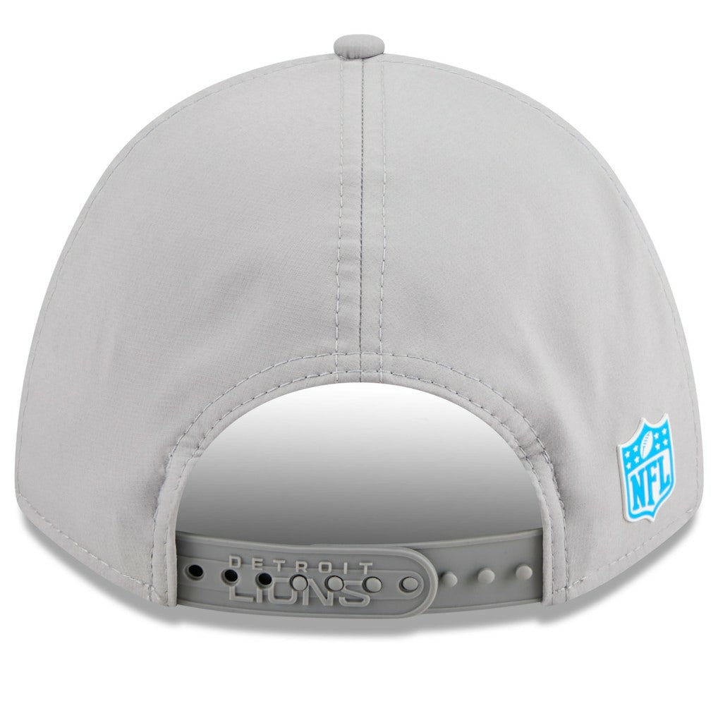 Detroit Lions New Era 2025 Sideline M-Crown 9FORTY Adjustable Hat Gray