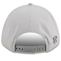 Las Vegas Raiders New Era 2025 Sideline M-Crown 9FORTY Adjustable Hat Gray