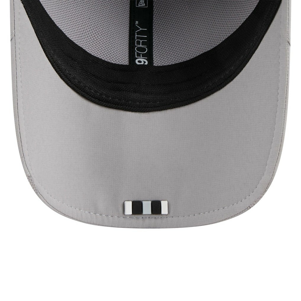 Las Vegas Raiders New Era 2025 Sideline M-Crown 9FORTY Adjustable Hat Gray