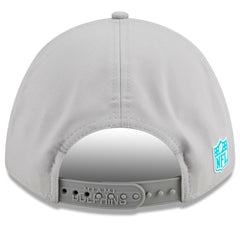Miami Dolphins New Era 2025 Sideline M-Crown 9FORTY Adjustable Hat Gray