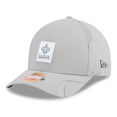New Orleans Saints New Era 2025 Sideline M-Crown 9FORTY Adjustable Hat Gray