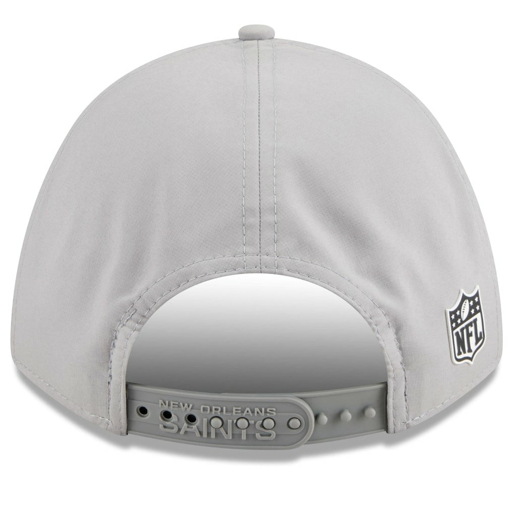 New Orleans Saints New Era 2025 Sideline M-Crown 9FORTY Adjustable Hat Gray