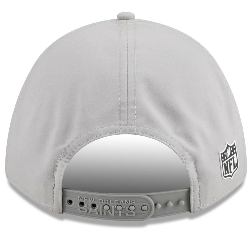 New Orleans Saints New Era 2025 Sideline M-Crown 9FORTY Adjustable Hat Gray