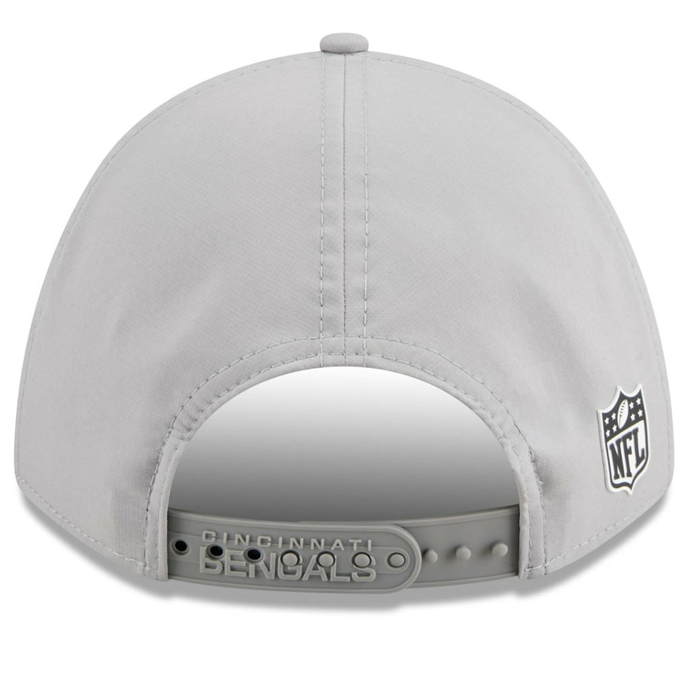 Cincinnati Bengals New Era 2025 Sideline M-Crown 9FORTY Adjustable Hat Gray