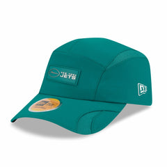 New York Jets New Era 2025 Sideline Runner Adjustable Hat Green