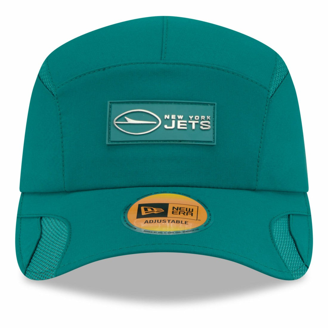 New York Jets New Era 2025 Sideline Runner Adjustable Hat Green