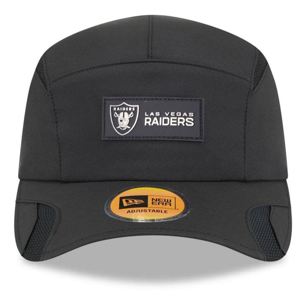 Las Vegas Raiders New Era 2025 Sideline Runner Adjustable Hat Black