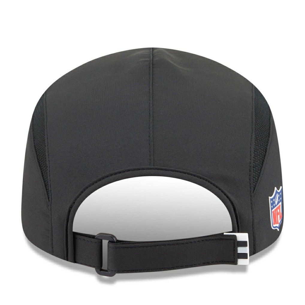 Las Vegas Raiders New Era 2025 Sideline Runner Adjustable Hat Black