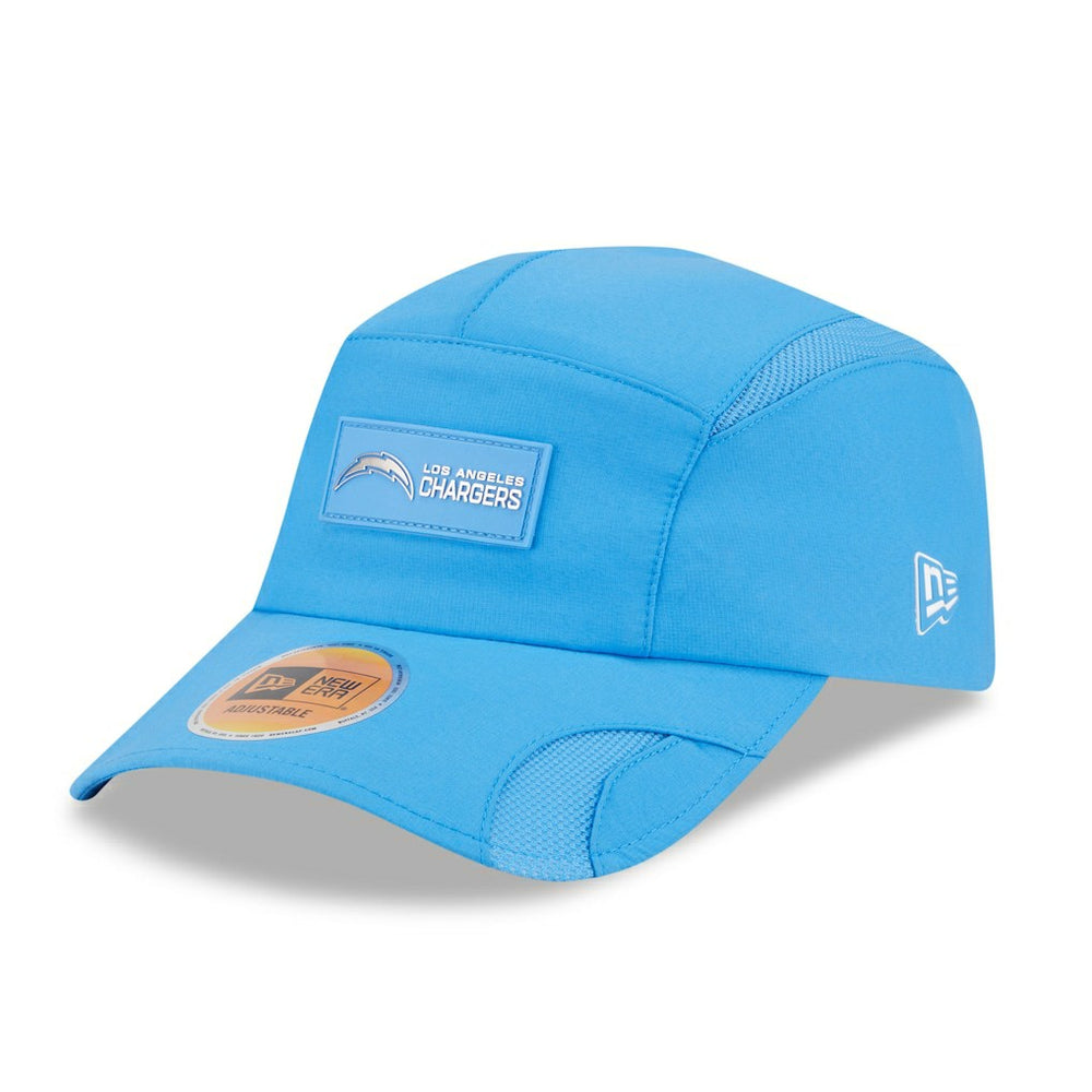Los Angeles Chargers New Era 2025 Sideline Runner Adjustable Hat Powder Blue