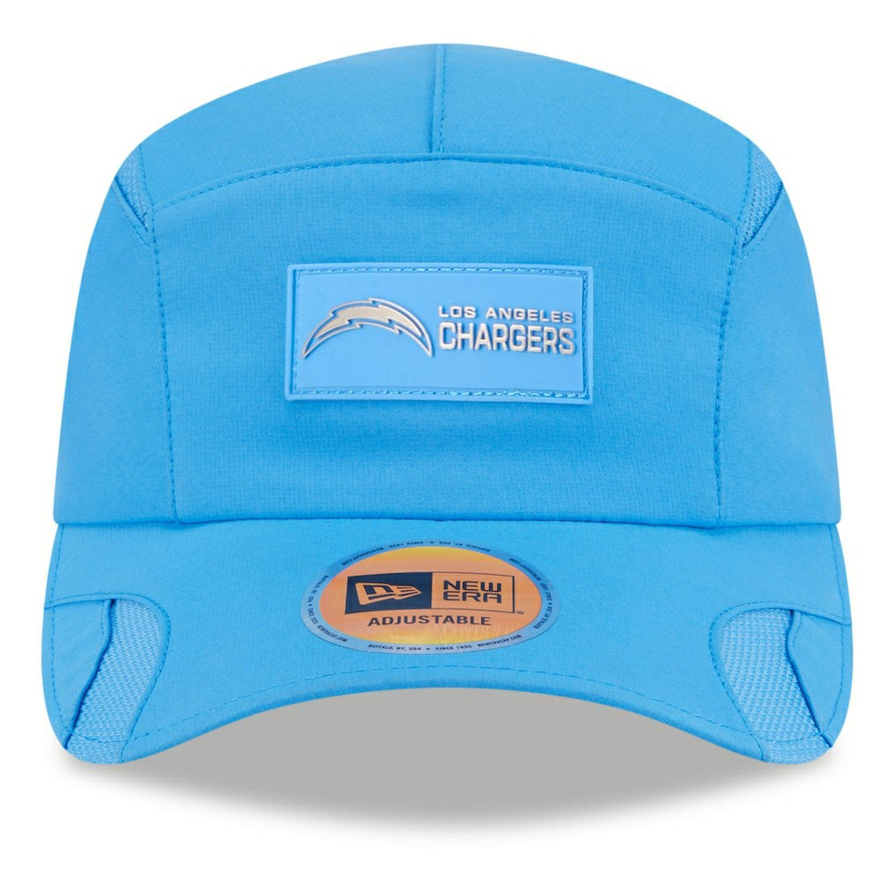 Los Angeles Chargers New Era 2025 Sideline Runner Adjustable Hat Powder Blue