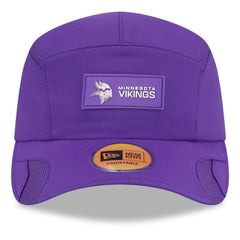 Minnesota Vikings New Era 2025 Sideline Runner Adjustable Hat Purple