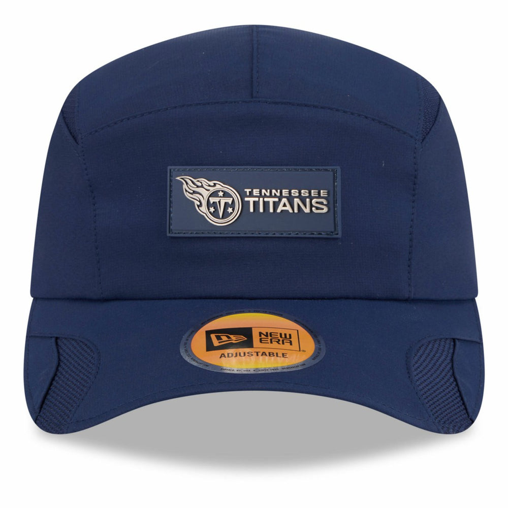 Tennessee Titans New Era 2025 Sideline Runner Adjustable Hat Navy