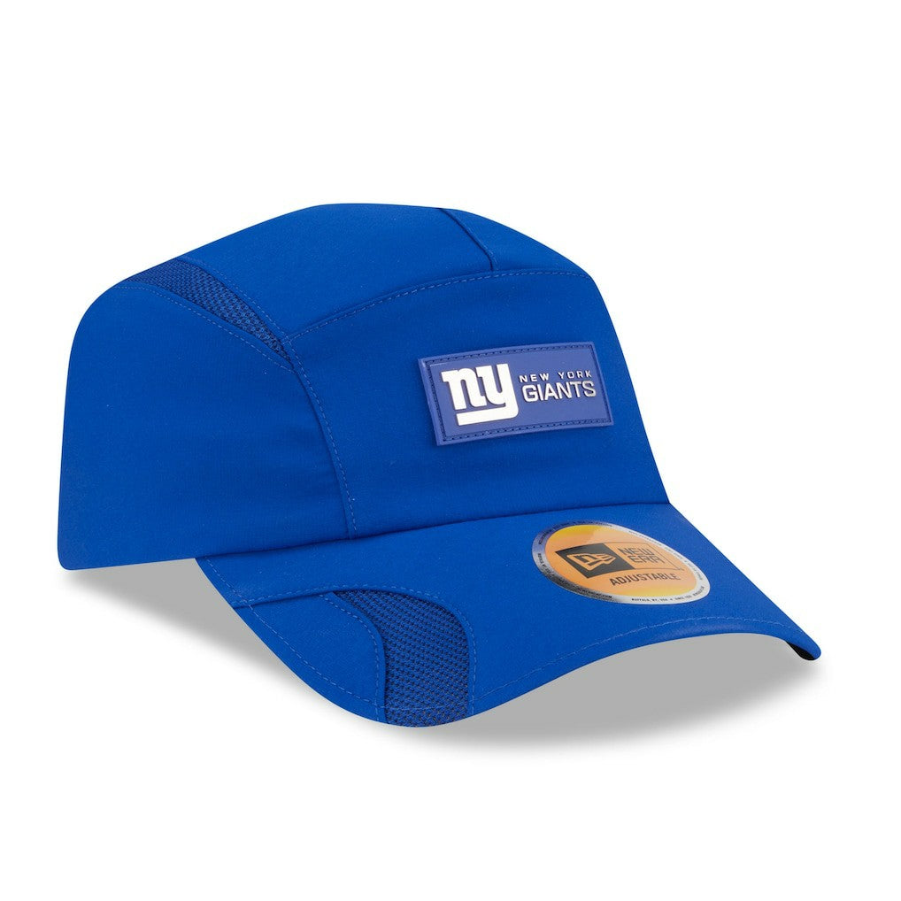New York Giants New Era 2025 Sideline Runner Adjustable Hat Royal