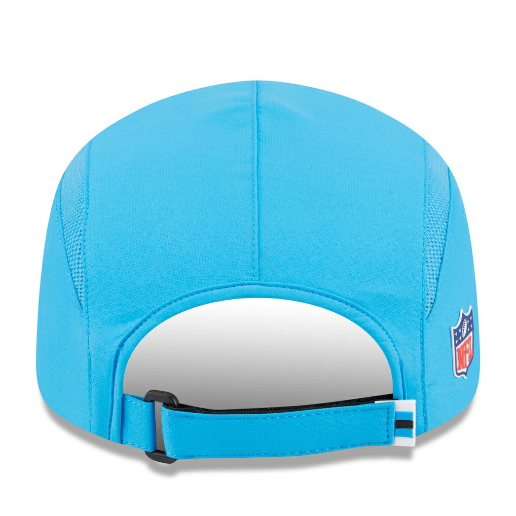 Carolina Panthers New Era 2025 Sideline Runner Adjustable Hat Blue