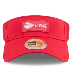Kansas City Chiefs New Era 2025 Sideline Visor Red