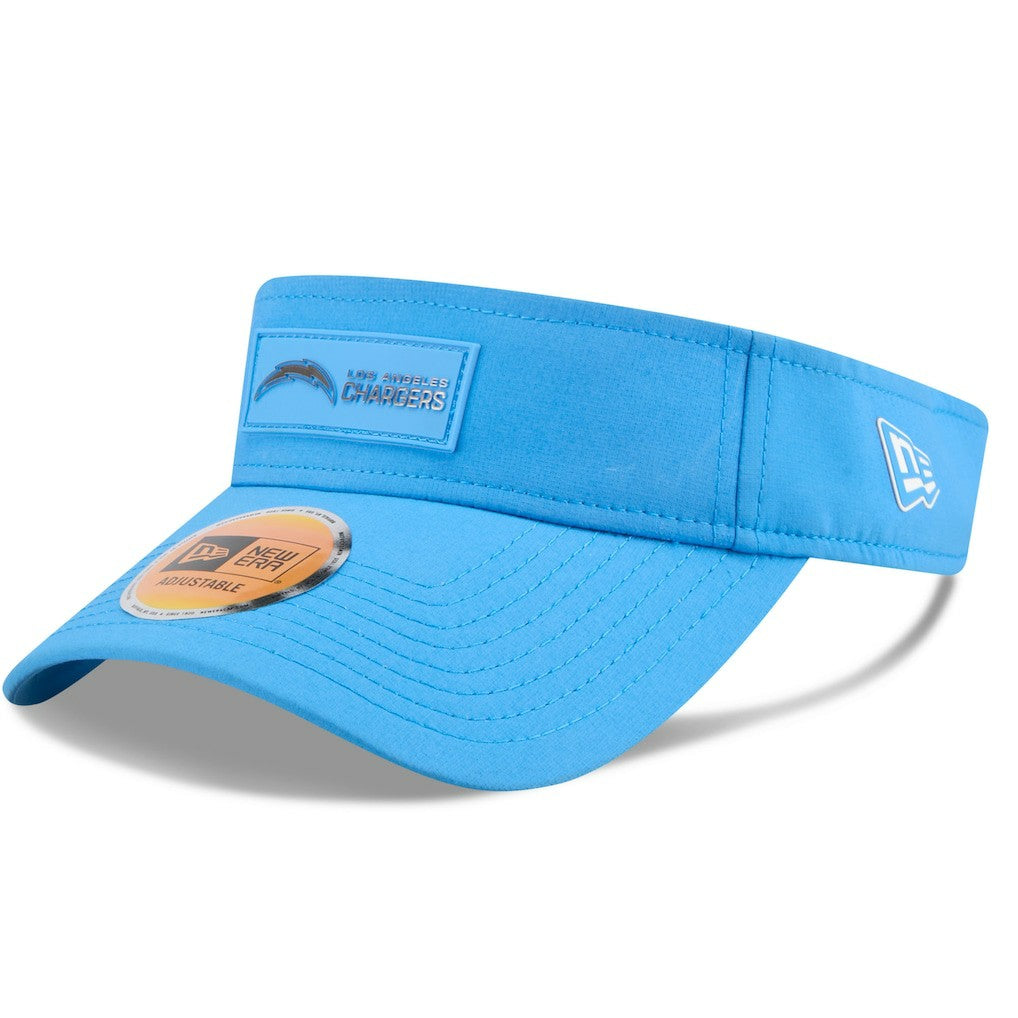 Los Angeles Chargers New Era 2025 Sideline Visor Powder Blue