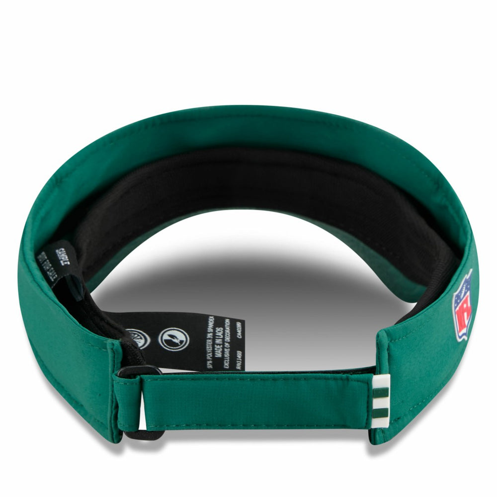 New York Jets New Era 2025 Sideline Visor Green