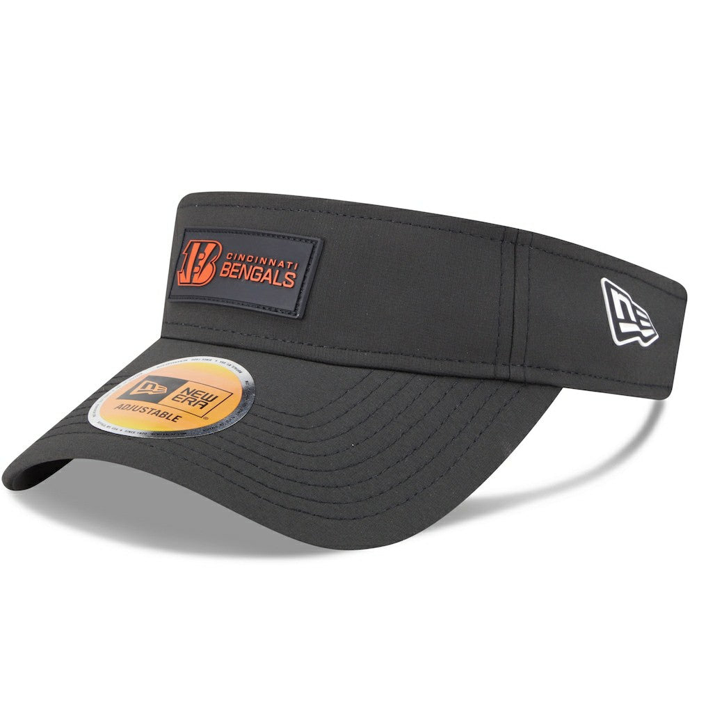 Cincinnati Bengals New Era 2025 Sideline Visor Black