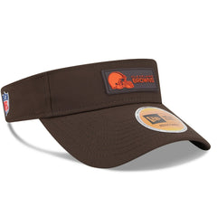 Cleveland Browns New Era 2025 Sideline Visor Brown