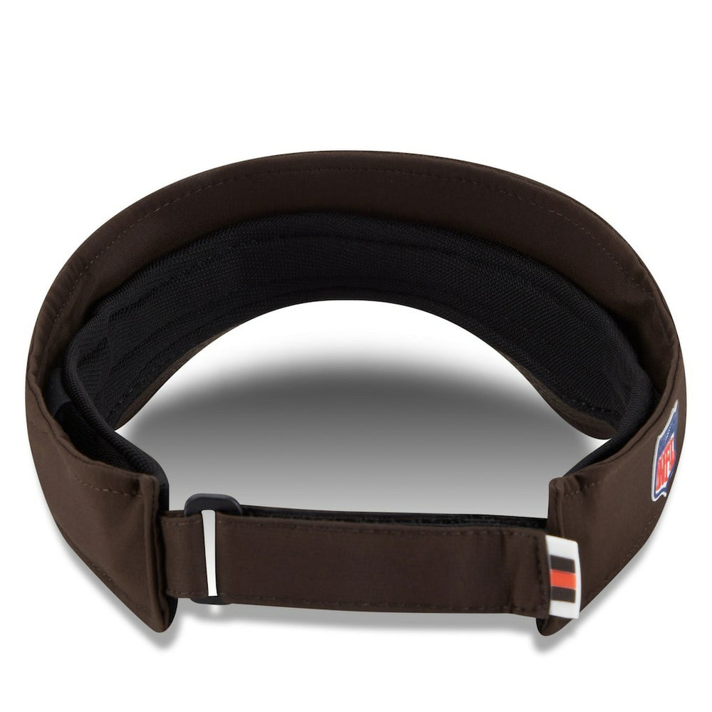 Cleveland Browns New Era 2025 Sideline Visor Brown