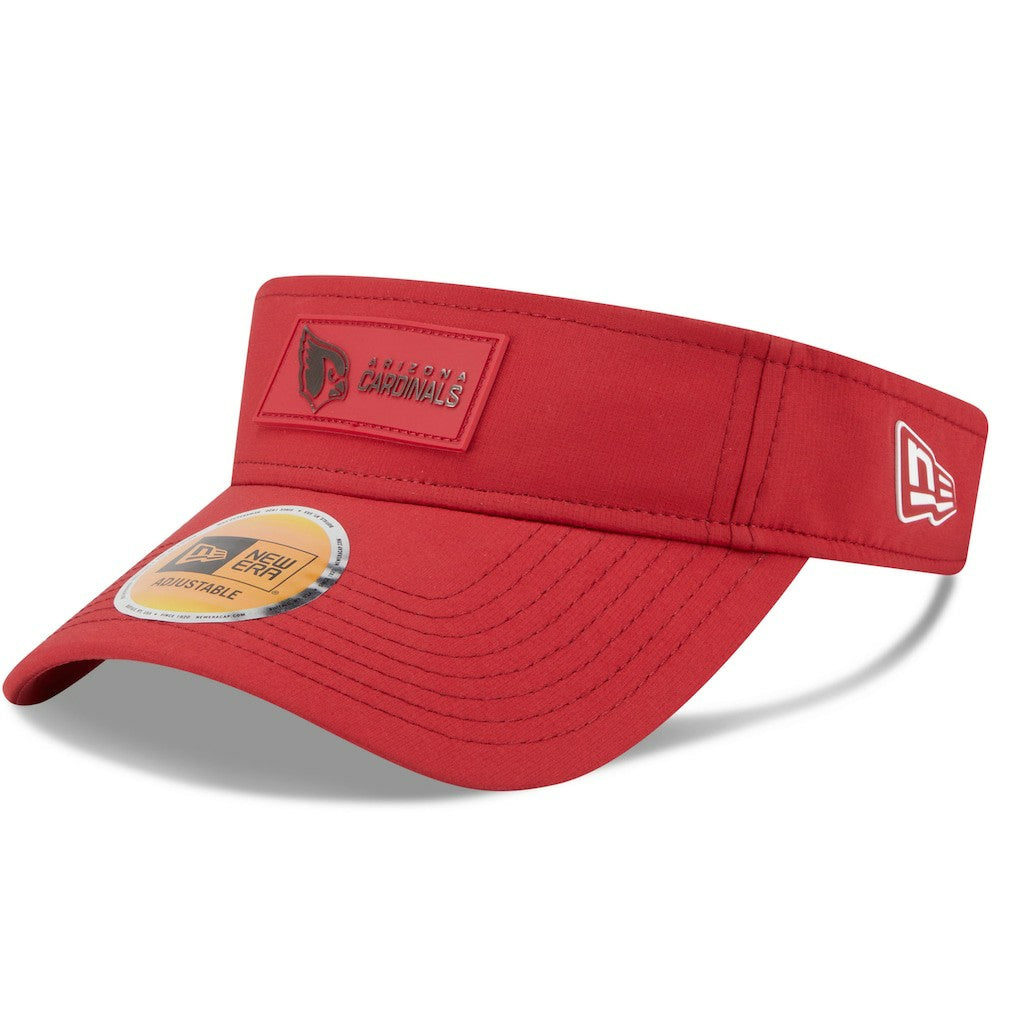 Arizona Cardinals New Era 2025 Sideline Visor Cardinal