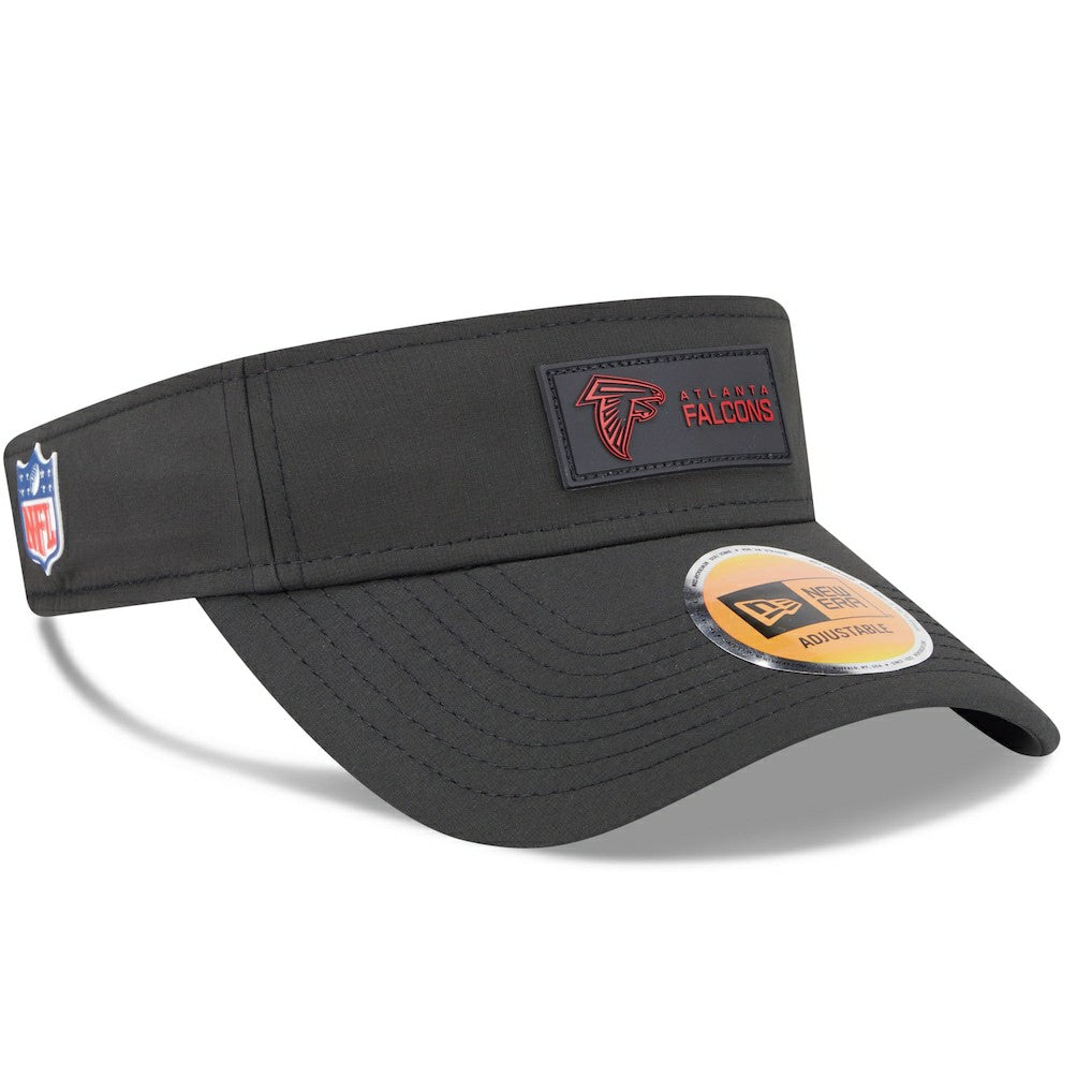 Atlanta Falcons New Era 2025 Sideline Visor Black