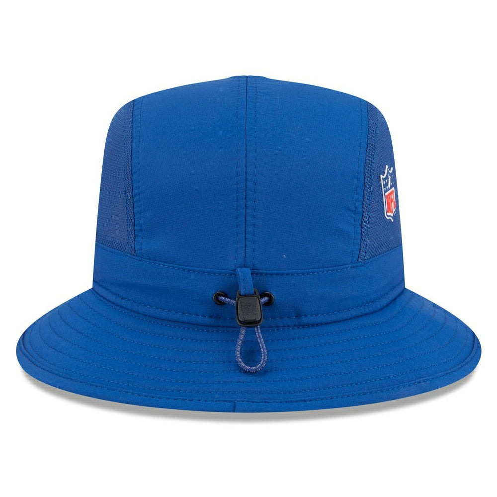 Indianapolis Colts New Era 2025 Sideline Bucket Hat Royal