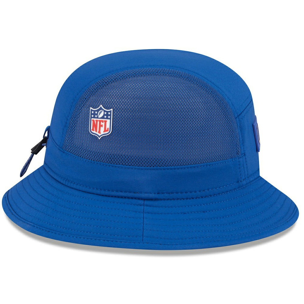 Indianapolis Colts New Era 2025 Sideline Bucket Hat Royal
