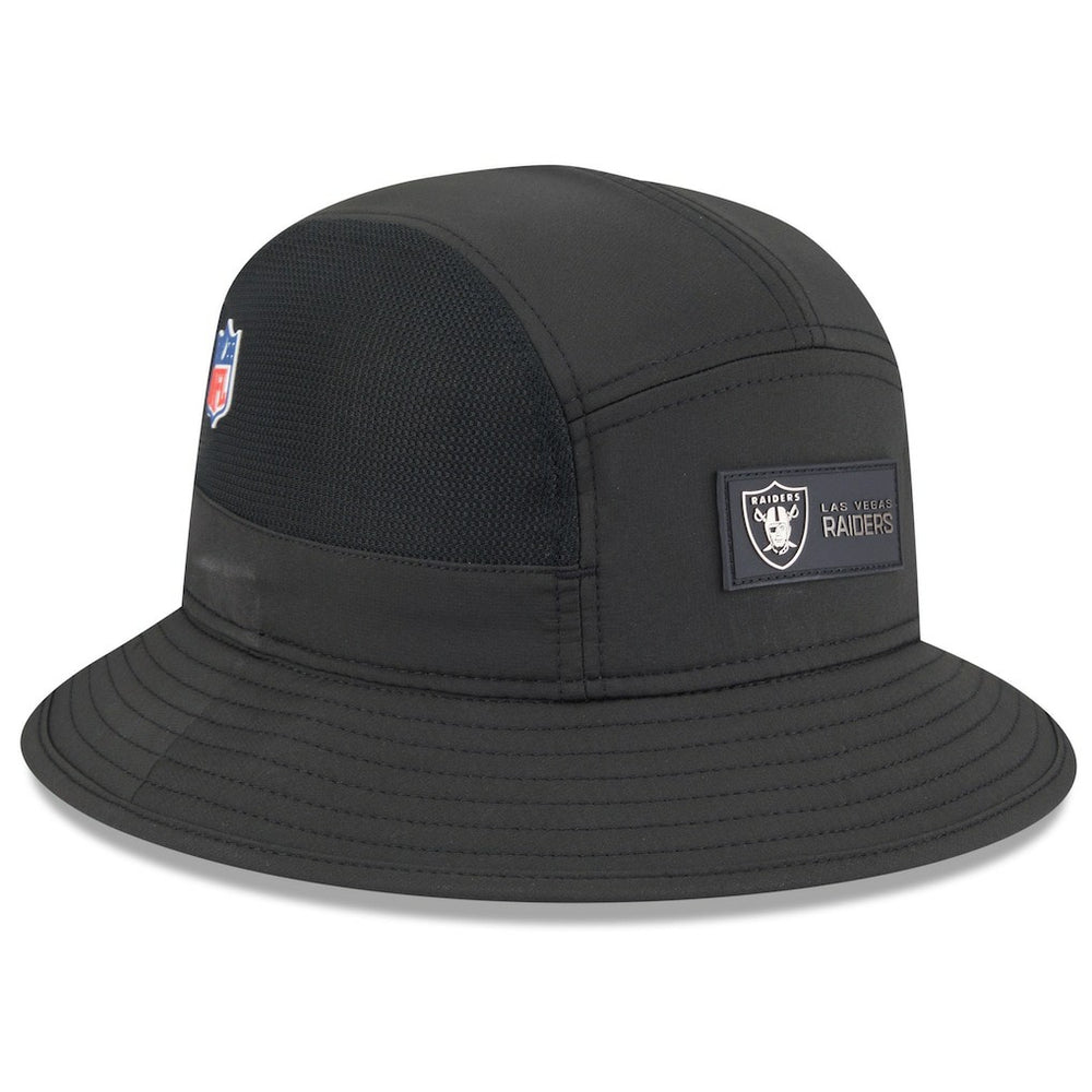 Las Vegas Raiders New Era 2025 Sideline Bucket Hat Black