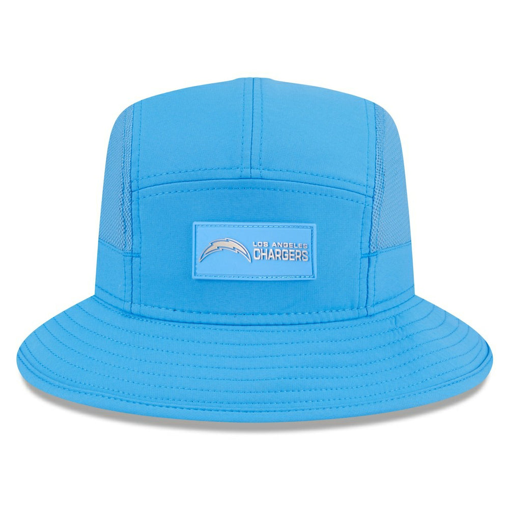 Los Angeles Chargers New Era 2025 Sideline Bucket Hat Powder Blue