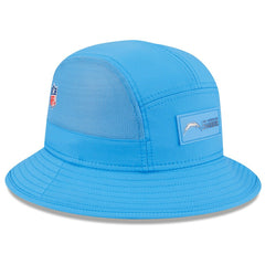 Los Angeles Chargers New Era 2025 Sideline Bucket Hat Powder Blue