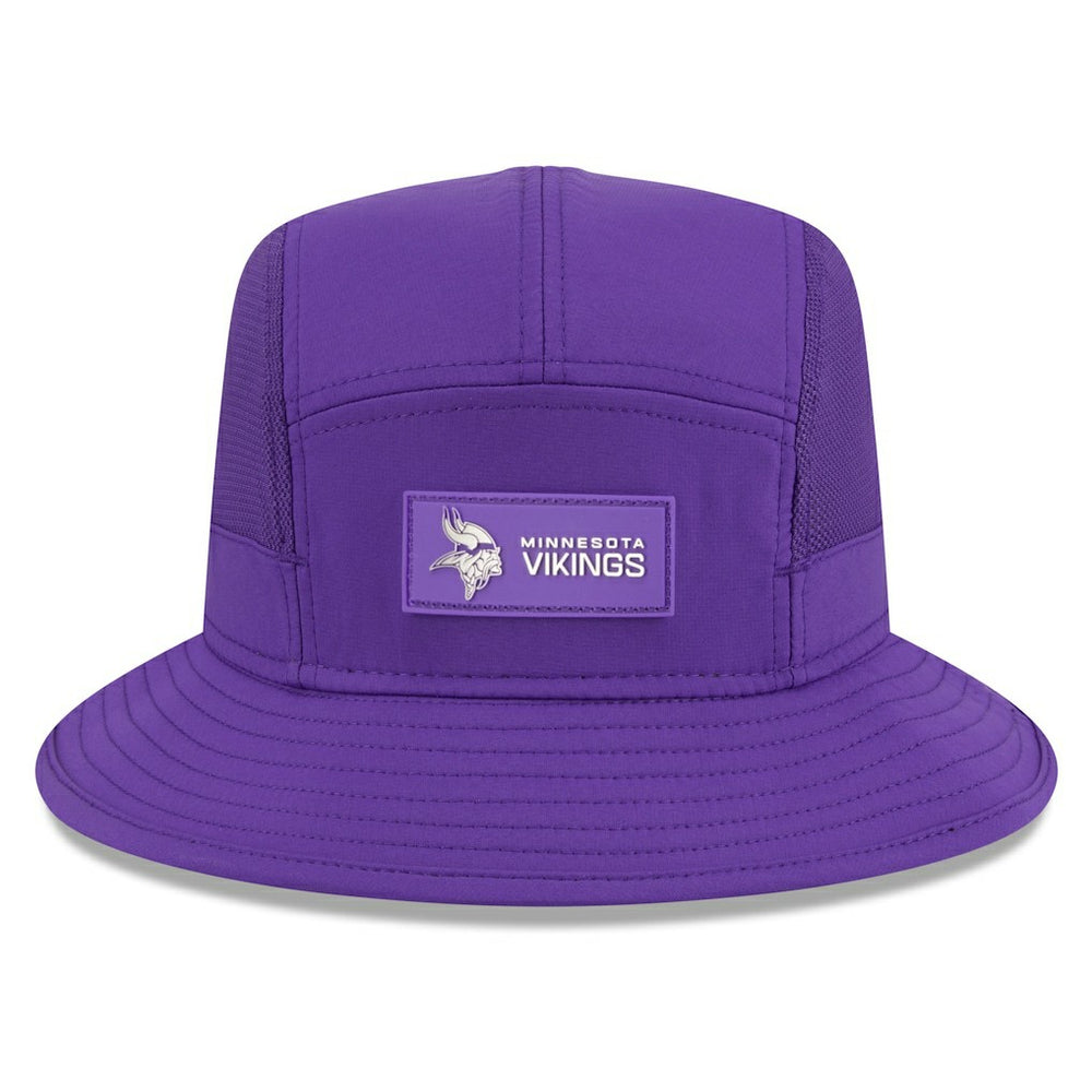 Minnesota Vikings New Era 2025 Sideline Bucket Hat Purple