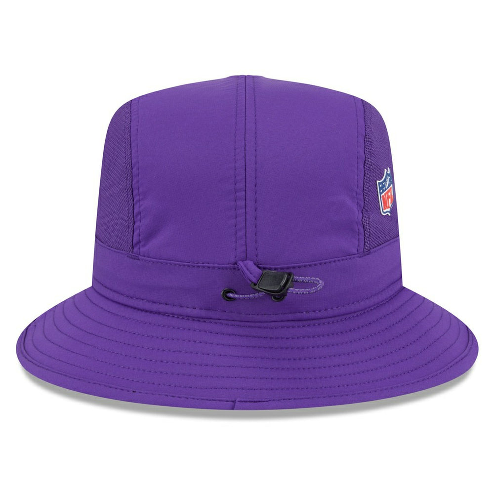 Minnesota Vikings New Era 2025 Sideline Bucket Hat Purple