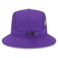 Minnesota Vikings New Era 2025 Sideline Bucket Hat Purple