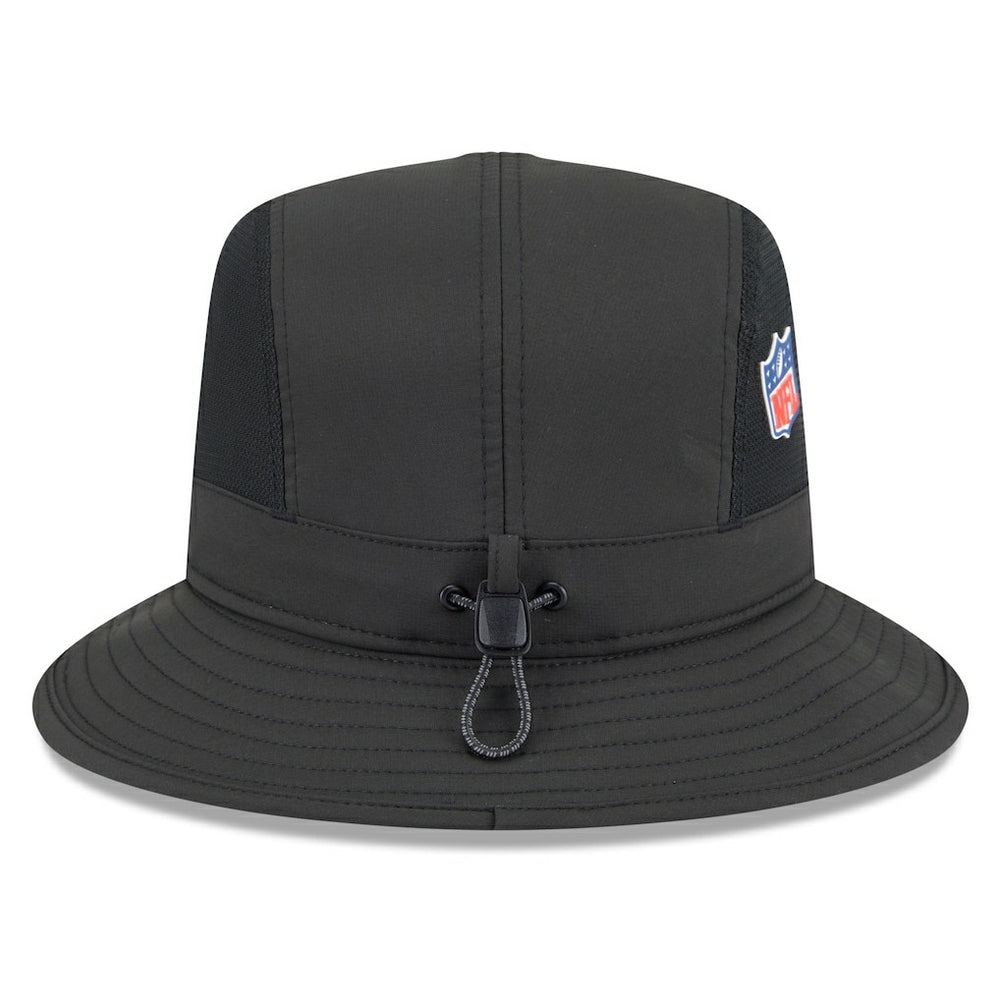 New Orleans Saints New Era 2025 Sideline Bucket Hat Black